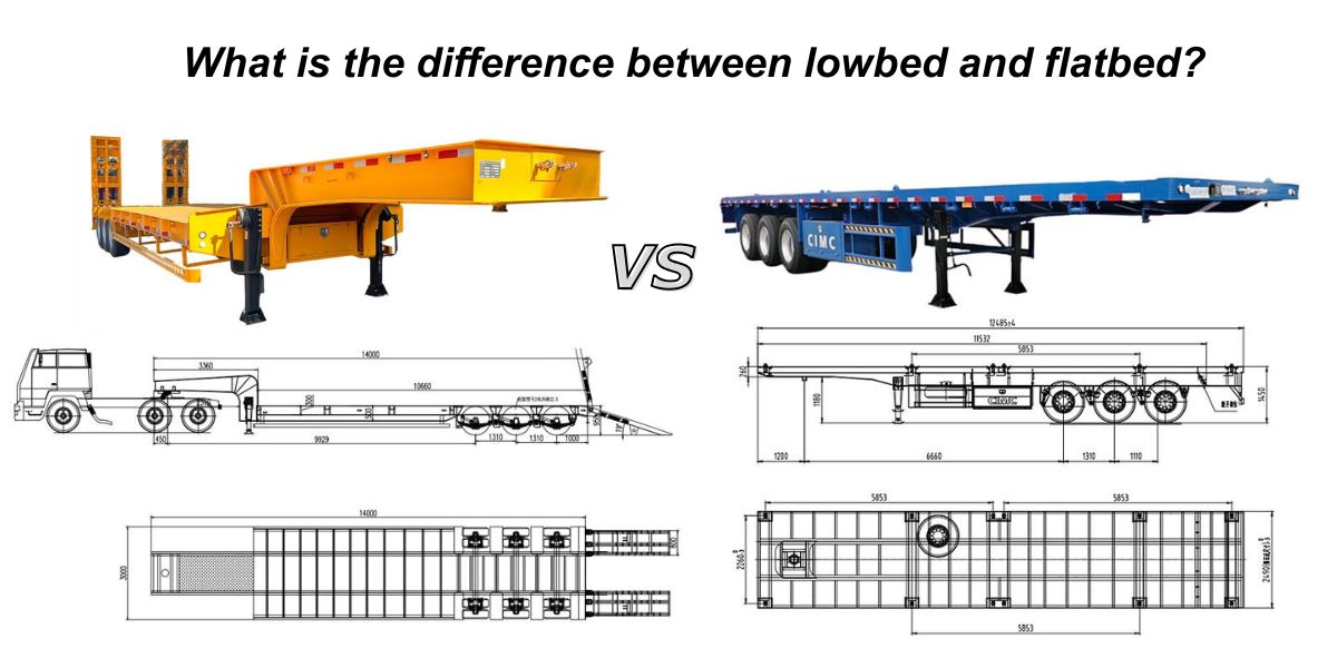 CIMC Low Bed Trailer Truck Price List