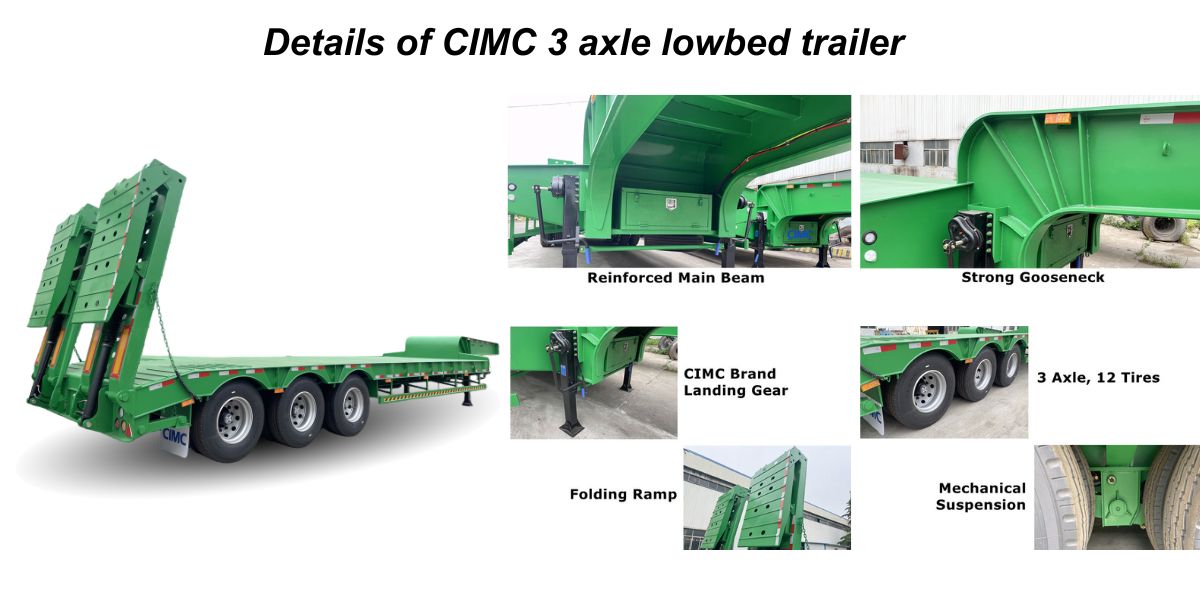 CIMC Low Bed Trailer Truck Price List