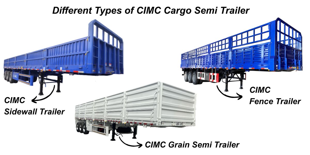 CIMC Fence/Sidewall Cargo Semi Trailer for Sale