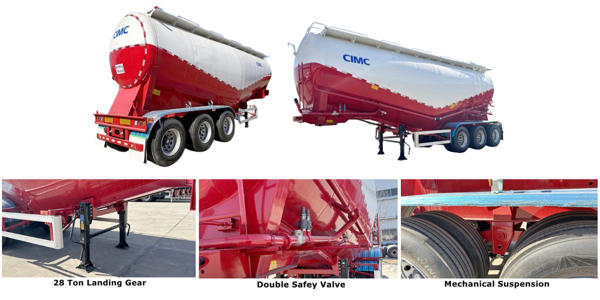 CIMC Cement Bulker Trailer Price List