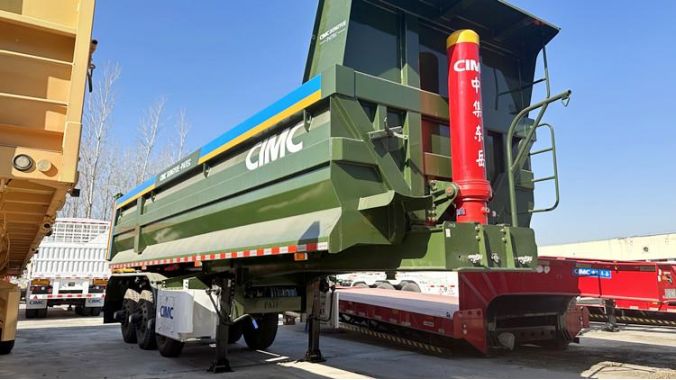 CIMC 3 Axle Dump Semi Trailer