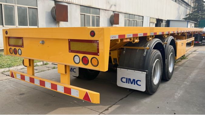 CIMC 2 Axle Container Flatbed Trailer
