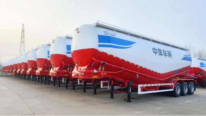 CIMC 55CBM Bulk Cement Trailer