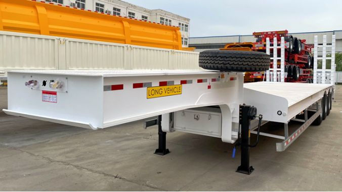 CIMC 3 Axle Lowbed Semi Trailer