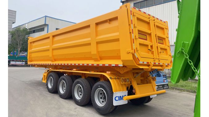 CIMC 4 Axle Tipper Trailer