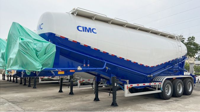 CIMC Cement Trailers Ready to Ship